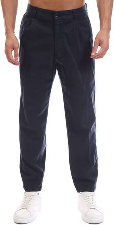 HUGO BOSS Mens C-Perin-PL Trousers in Blue Elastane - Size 34W/32L
