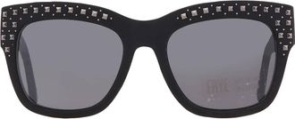 Frye 40847FRY009 Smoke Cat Eye Ladies Sunglasses 10254834.FRY BLKSMK