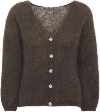 Americandreams Cornelia LS Cardigan - Dames - Vesten - Grijs - XL - Wol - Truien & Vesten