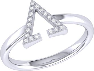 LuvMyJewelry Home Aim High Diamond Ring - 0.05ct. in Silver at Nordstrom Rack, Size 6.5