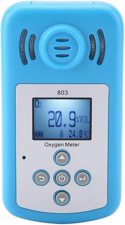 OEM Detector De Gas Port&aacute;til Con Pantalla Digital (o2) 803 En Color Azul, 10&deg;50&deg;