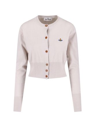 Vivienne Westwood Bea Cropped Cardigan Cream