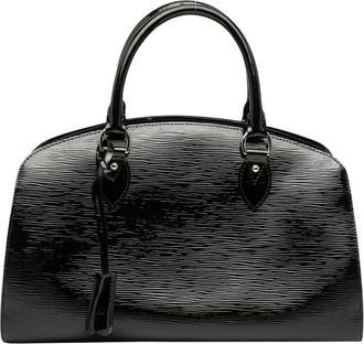 Louis Vuitton Pre-owned Top Handle Satchel Bag - Dames - Vintage Handtas - Zwart - ONE Size - Vintage