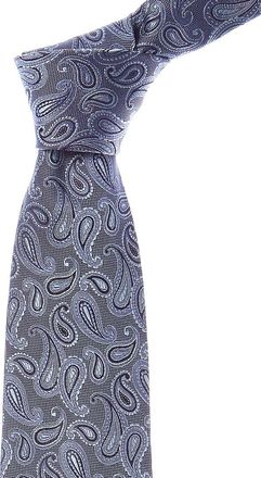 Etro Blue Paisley Silk Tie