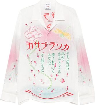 Casablanca Cuban LS Collar Tee Shirt