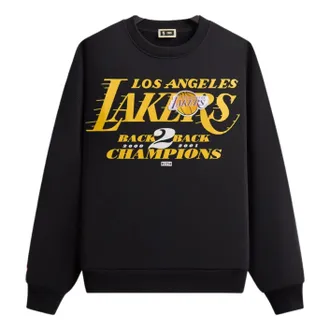 Kith Kith for NBA All-Star Los Angeles Lakers Nelson Crewneck Black KHM034950-001