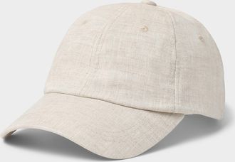 Simons Womens Pure linen baseball cap