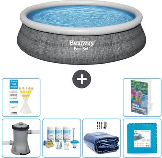 Bestway Piscina Bestway Fast Set Redonda - 457x84 Cm - 7-piezas S188