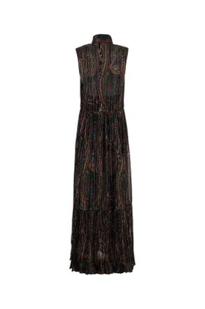 Saint Laurent Pekin Dress - Black