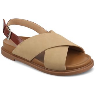 Journee Collection Women & apos;s Marinna Flat Sandals