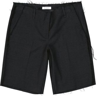 Dondup Black Virgin Wool Bermuda Womens Shorts