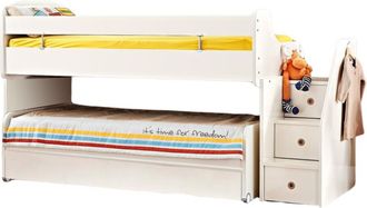 Muemue Cama Midi Y Caj&oacute;n Blanca 90x200/90/190cm
