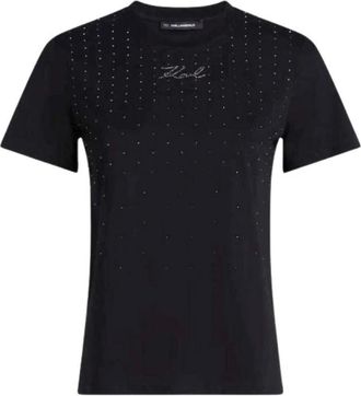 Karl Lagerfeld Mujer, Camisetas, Negro, Talla: S