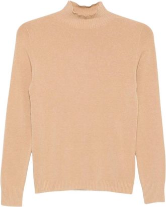 Ermanno Scervino Lupetto - Dames - Coltruien - Beige - S - Truien & Vesten