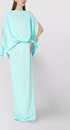 Taller Marmo draped boat neck dress
