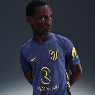 Nike Atl&eacute;tico Madrid 2025/26 Stadium Away Nike Mens Dri-FIT Soccer Replica Jersey in Blue | HJ4600-425