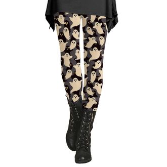 Generic Womens High Waist Leggings Tummy Control Tights Women Holidays Casual Comfort Halloween Printed Leggings Workout Sport Trousers Pants Leggings for Wom