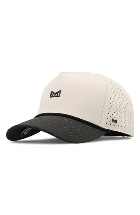 Melin Odysea Rope Bulls Icon Hydro Performance Snapback Hat in Moonbeam/Pirate Black at Nordstrom, Size Medium