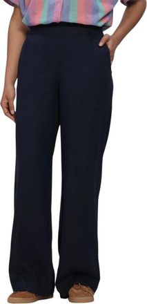 Fiveunits Fiveunits, Broeken, Dames, Blauw, L, Lineafv 763 Wijde broek