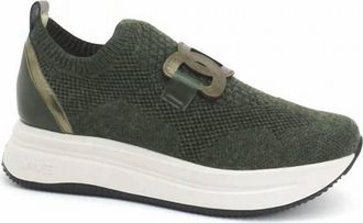 Softwaves Womens Simone Slip-On Shoes In Kaki