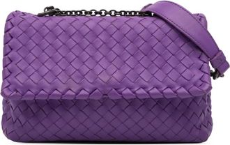 Bottega Veneta Borsa a tracolla Baby Intrecciato Olimpia in nappa 2012-2024 - Viola