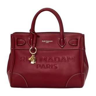 Rue Madam La Maison Mini Tote - Dames - Tassen - Rood - Maat: ONE Size Katoen