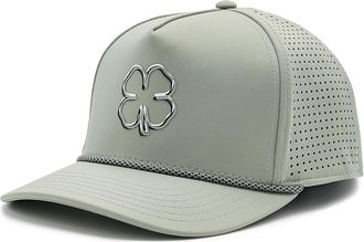 Black Clover Harlow Pro 3 Adjustable Hat Baseball Caps Silver Hat/Multi Color Rope, Nylon/Spandex
