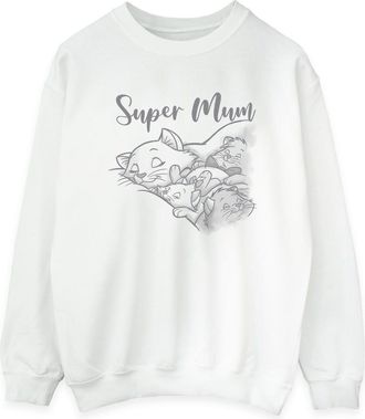 Disney Dames/Dames Classics Marie Super Mum Sweatshirt (Wit)