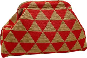 Generic Dumpling Bag Stylish Lightweight - Crochet Clutch Purses, Pouch Clutch | Evening Accessory For Women Wedding Travel Vacation Casual Summer Boho Handma