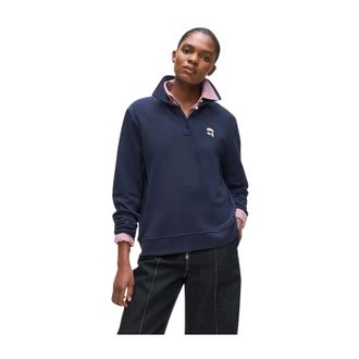 Karl Lagerfeld Dames, Sweatshirts & Hoodies, Blauw, Maat: XS