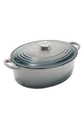 LE CREUSET 4.5-Quart Oval Dutch Oven in Oyster at Nordstrom