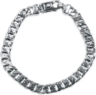 Pompeii3 Braccio Mens 30 Gram Cuban Link Solid Silver Bracelet 8.5 Size: 8.5