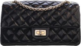 Chanel Pre-owned Vintage Shoulder Bag - Dames - Vintage Schoudertas - Zwart - ONE Size - Leer - Vintage