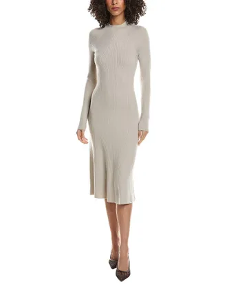 Theory Flare Midi Dress