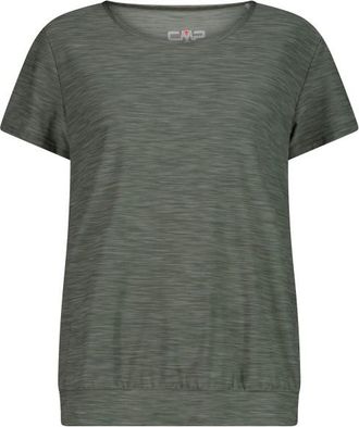 F.lli Campagnolo T-Shirt Round Neck Funktionsshirt f&uuml;r Damen | oliv/grau