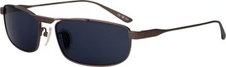 Balenciaga Unisex Sunglasses Metal Frame Grey-Grey-Blue Grey/grey/blue