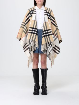 Burberry Check Wool and Cashmere Cape