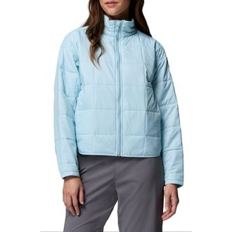 Columbia Sienna Hill Packable Quilted Jacket in Marine Light at Nordstrom, Size Xx-Large
