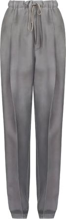 Maison Margiela Pantaloni con coulisse - Grigio