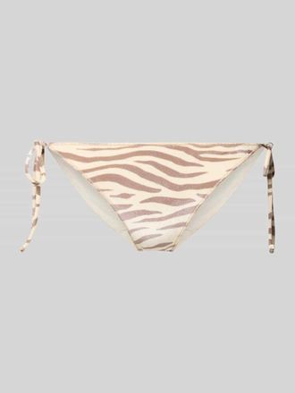 MC2 Saint Barth Bikini-Hose mit Logo-Patch Modell Virgo in Beige, Gr&ouml;&szlig;e S