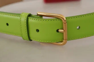 Dolce & Gabbana Womens Green Leather Devotion Heart Micro Bag Headphones Belt