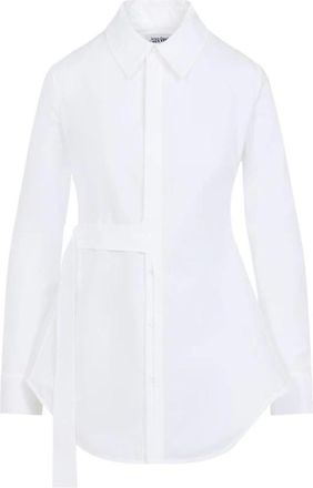 Jean Paul Gaultier Dames, Blouses & Shirts, Wit, Maat: 2XS Katoen
