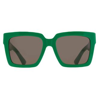 Bottega Veneta Green Square Ladies Sunglasses BV1198SA 003 55