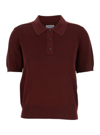 Burberry Wool Polo Shir