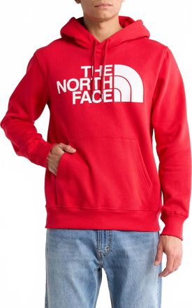 The North Face Evolution Half Dome Hoodie In Red