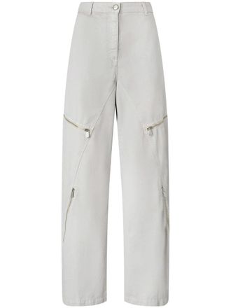 パンツ PINKO Woman Pants Pearl 104981A2EC I12 P-Pants trousers with zip and sheer inserts PINKO → Shop Online