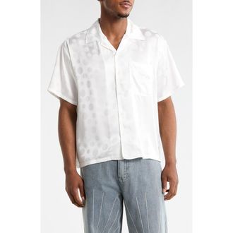 Honor The Gift Tonal Dot Camp Shirt in White at Nordstrom Rack, Size Xx-Large