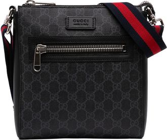 Gucci Pre-owned Gucci Small GG Supreme Web Messenger Bag Unisex MQV5JXDYIXSNY8W3