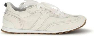 Brunello Cucinelli Schoenen, Dames, Wit, 37 EU, Su&egrave;de, Bos Taurus Low Top Sneakers