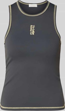 LeGer By Lena Gercke Tanktop mit Kontrastn&auml;hten Modell Lino in Dunkelgrau, Gr&ouml;&szlig;e 34